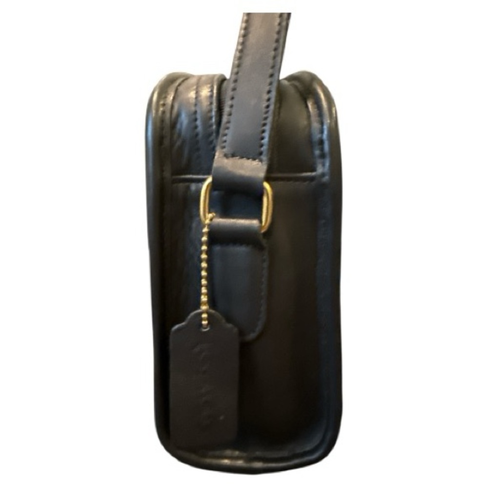 COACH METROPOLIS VINTAGE 9087 ZIP UP CROSSBODY SHOULDER BAG BLACK LEATHER - Picture 5 of 10